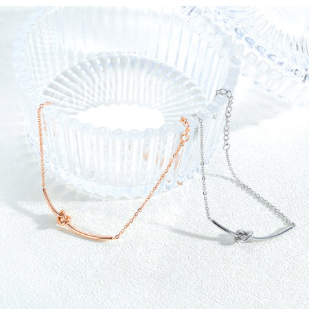 Bratara inox aurie cu nodul iubirii – Simbol al legaturilor durabile [7]