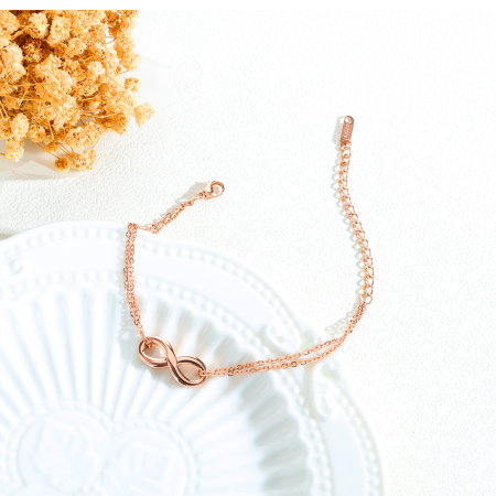 Bratara inox aurie cu simbol infinit – Eleganta si semnificatie eterna [3]