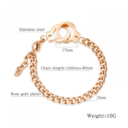 Bratara inox cu catuse [2]