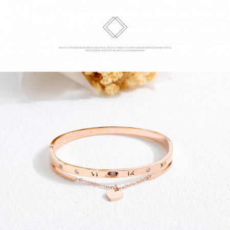 Bratara inox cu cifre romane [8]