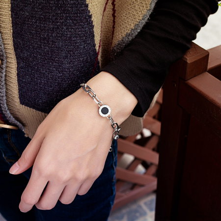 Bratara inox cu cifre romane [3]