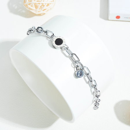 Bratara inox cu cifre romane [4]