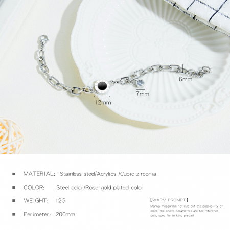 Bratara inox cu cifre romane [5]