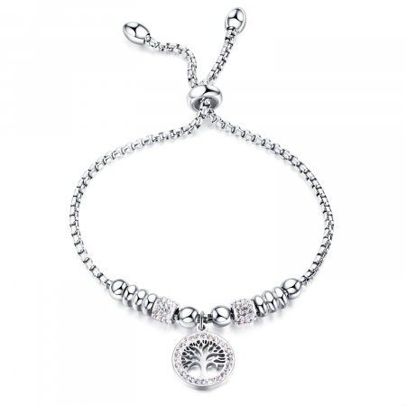 Bratara inox cu copacul vietii