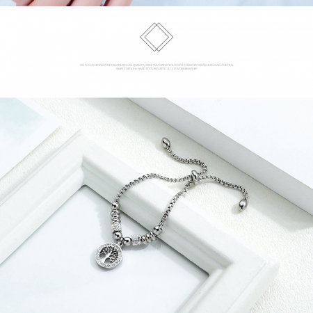 Bratara inox cu copacul vietii [2]