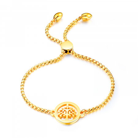 Bratara inox cu copacul vietii