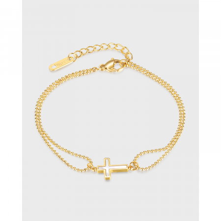 Bratara inox cu cruce [7]