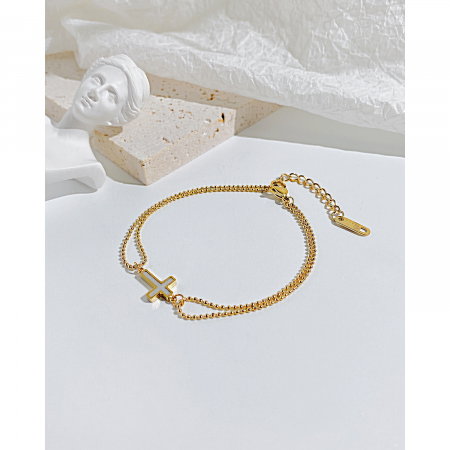 Bratara inox cu cruce [1]