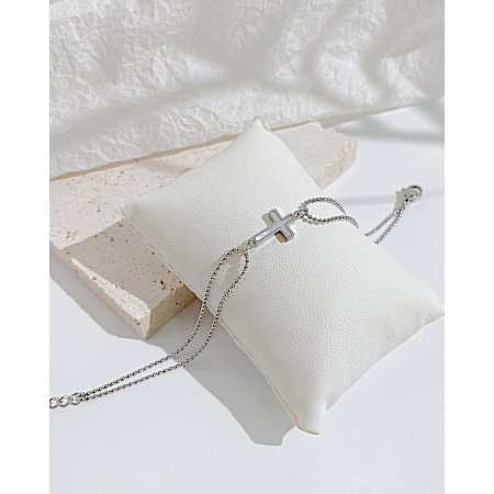 Bratara inox cu cruce [2]