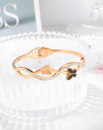 Bratara inox cu fluturasi [11]