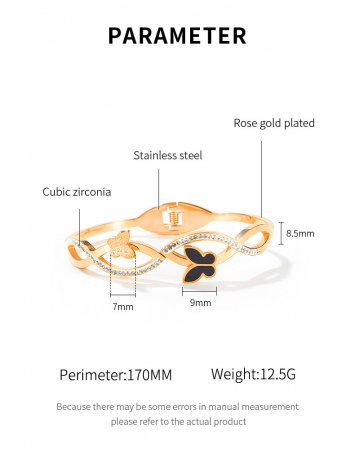 Bratara inox cu fluturasi [6]
