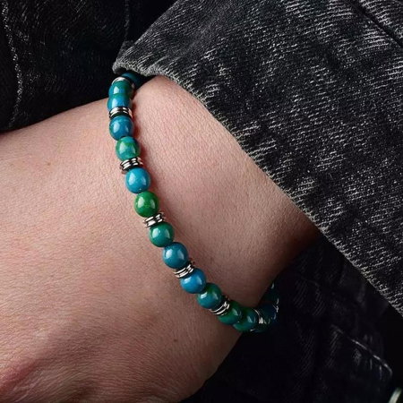 Bratara inox cu Lapis Lazuli [1]