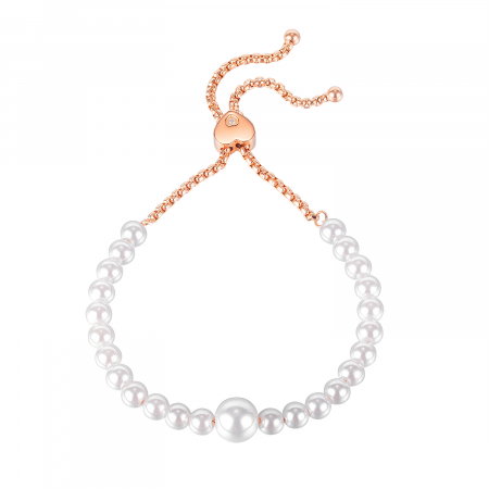 Bratara inox cu perle