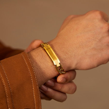 Bratara inox cu placuta [3]