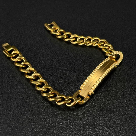 Bratara inox cu placuta [4]