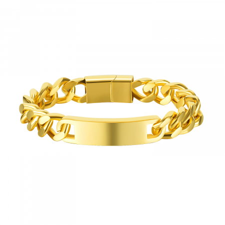 Bratara inox cu placuta