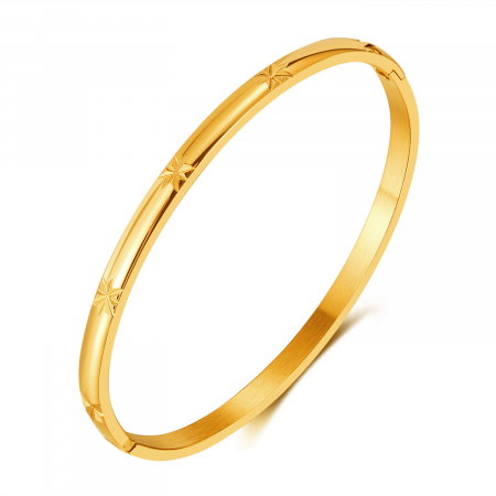 Bratara inox cu stelute incrustate