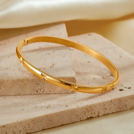 Bratara inox cu stelute incrustate [4]