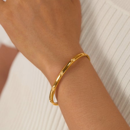 Bratara inox cu stelute incrustate [3]