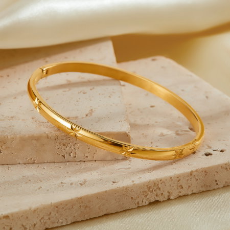 Bratara inox cu stelute incrustate [7]