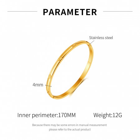 Bratara inox cu stelute incrustate [5]