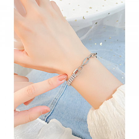 Bratara inox tennis cu zirconii Elegance [1]