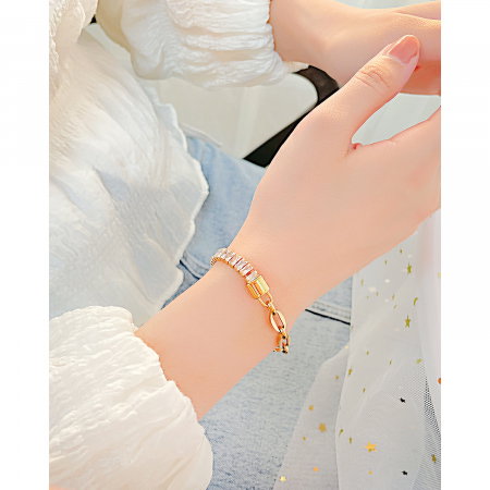 Bratara inox cu zirconii Elegance [3]