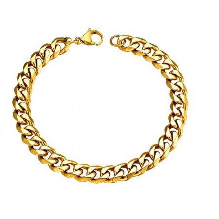 Bratara inox cubaneza de 7 mm