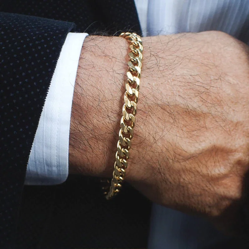 Bratara inox cubaneza de 7 mm [2]