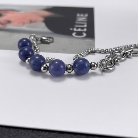 Bratara inox dubla si reglabila cu Aventurin [2]