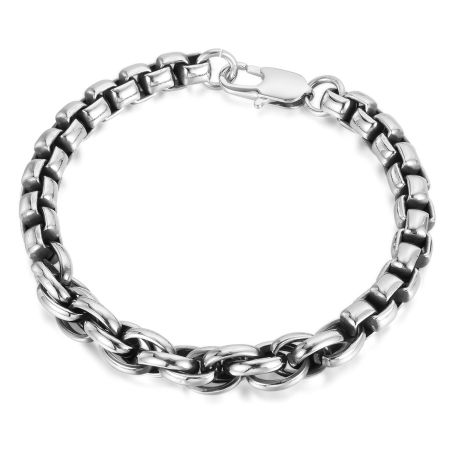 Bratara inox Duo – Echilibru intre Forta si Eleganta