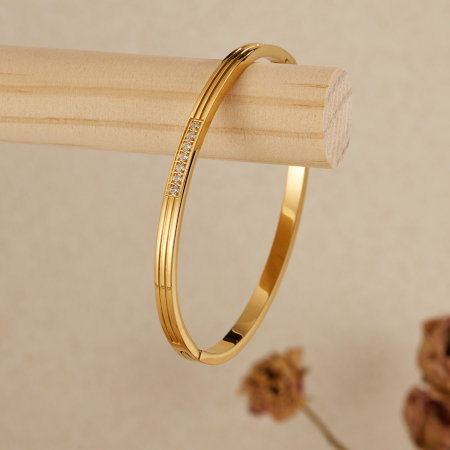 Bratara inox Elegance cu zirconii [2]