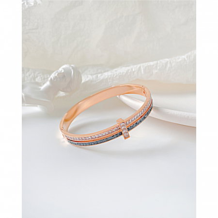Bratara inox Elegance cu zirconii [2]