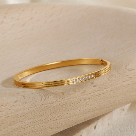 Bratara inox Elegance cu zirconii [8]