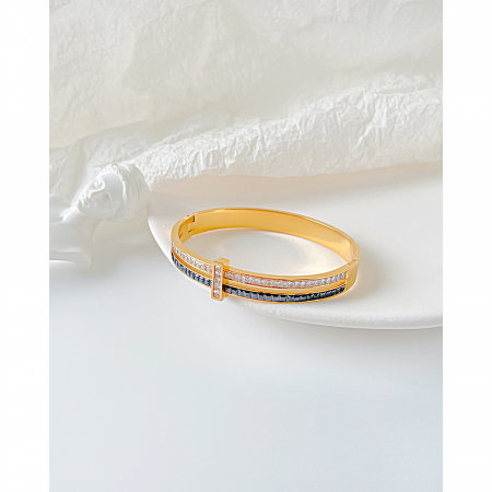 Bratara inox Elegance cu zirconii [4]