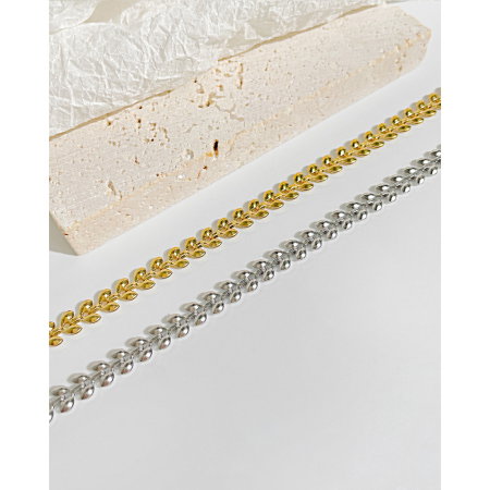 Bratara inox Frunza de Maslin – Eleganta si Rafinamet Feminin [5]