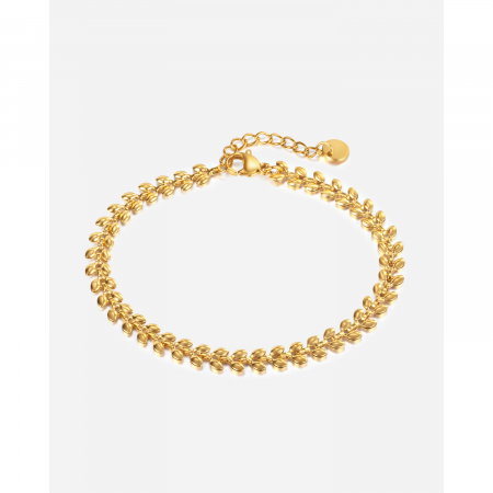 Bratara inox frunze [5]