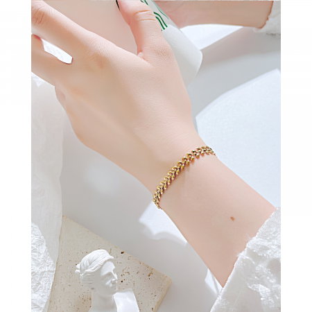 Bratara inox frunze [1]