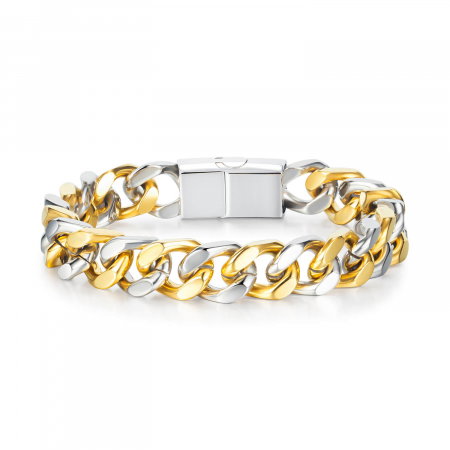 Bratara inox in doua tonuri [2]