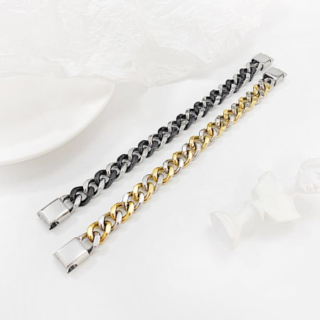 Bratara inox in doua tonuri [2]