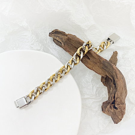 Bratara inox in doua tonuri [1]