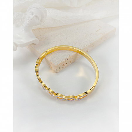 Bratara inox Infinity cu zirconii [4]