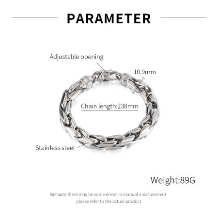 Bratara inox Lant Masiv – Eleganta si Putere in Design Modern [1]