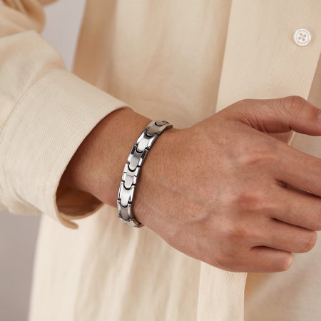 Bratara inox Minimal – Eleganta Simpla si Masculina [1]