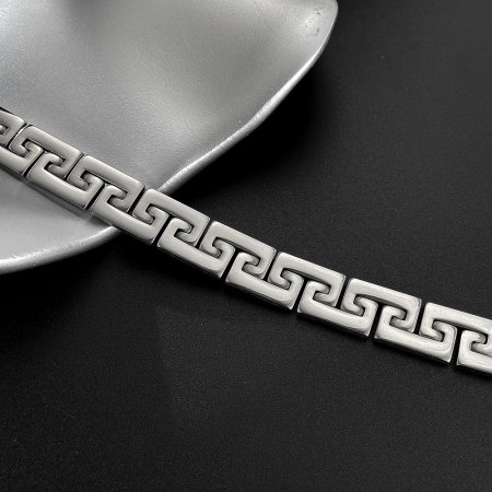 Bratara inox Model Grecesc – Simbol al Puterii si Echilibrului [4]