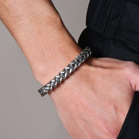 Bratara inox model sarpe 8 mm [1]