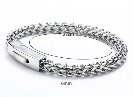 Bratara inox argintie [1]