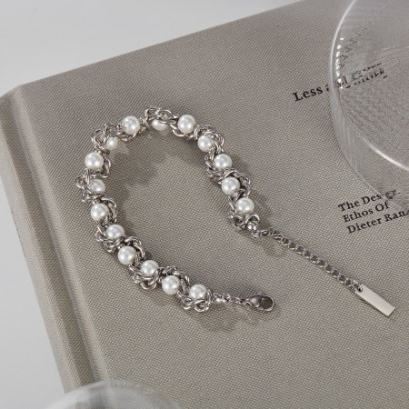 Bratara inox regalabila cu perle ecologice [12]