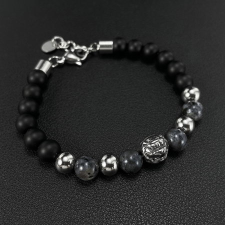 Bratara inox reglabila cu cap de tigru [8]