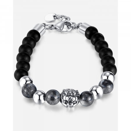 Bratara inox reglabila cu cap de tigru [14]